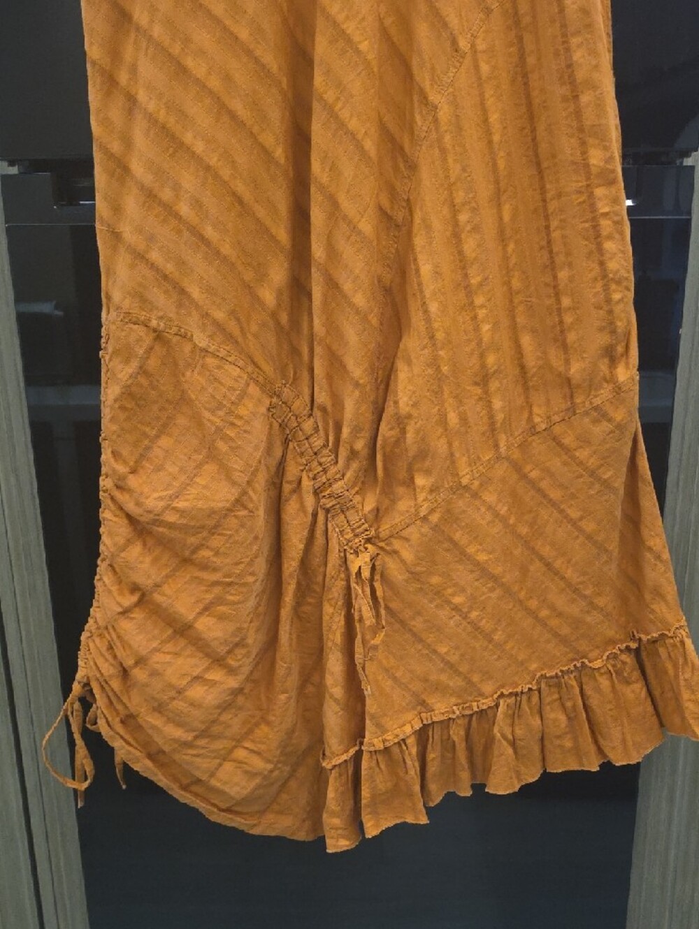 Burnt Orange, Midi/Maxi Boho Dress By "GRIFFLIN PARIS" 100%COTTON) 🤎 - Picture 14 of 16